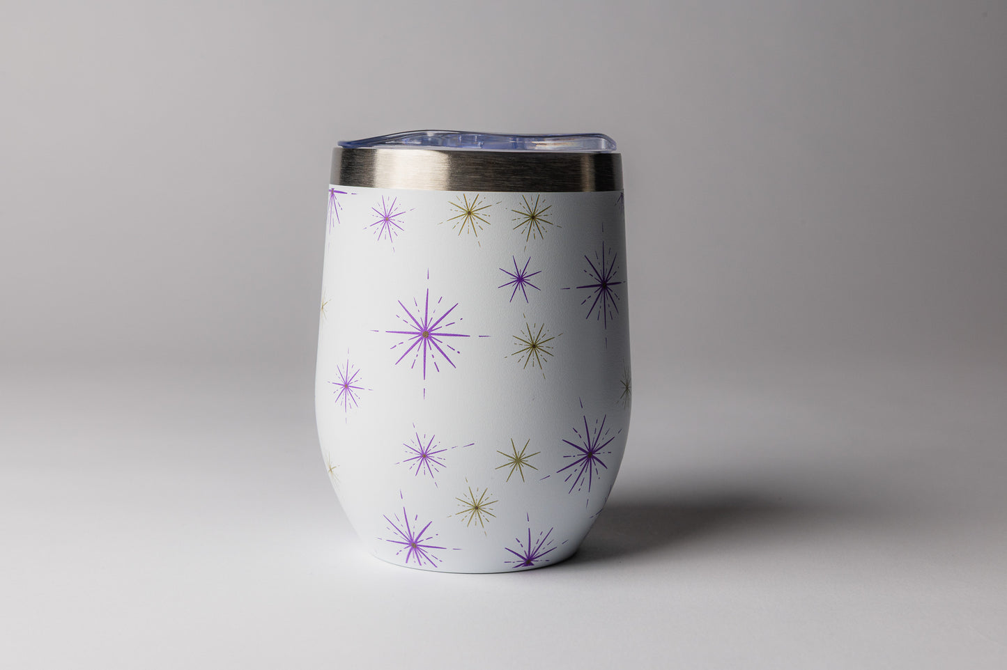 Mahjong Wine Tumbler – 12 oz Insulated Stemless Cup