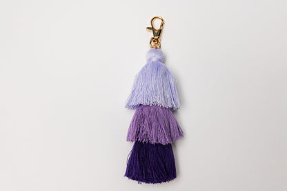 Layered Tassel Bag Charm