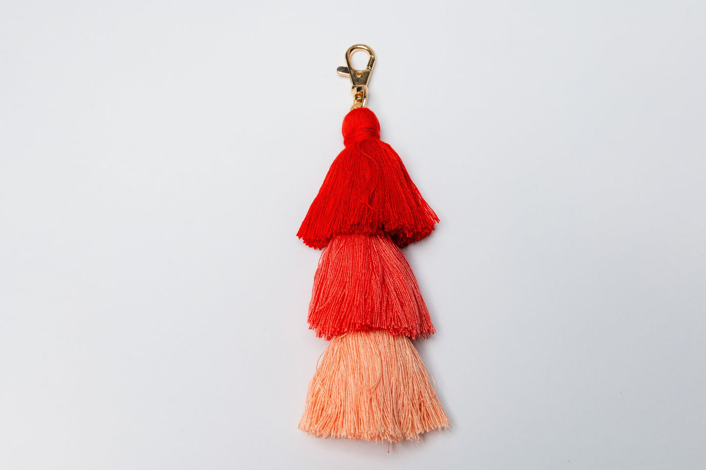 Layered Tassel Bag Charm